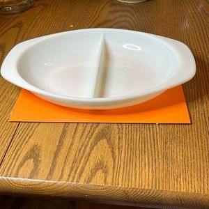 Pyrex divided dish